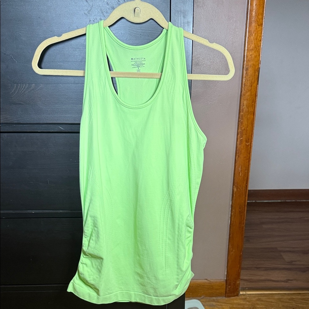 Athleta Women's Neon Green Tank Top